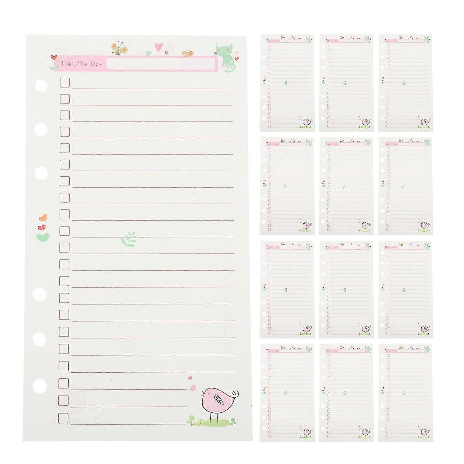 Smooth Surface Hand Accounting Book Replacement Refills for Loose Leaf Notebook
