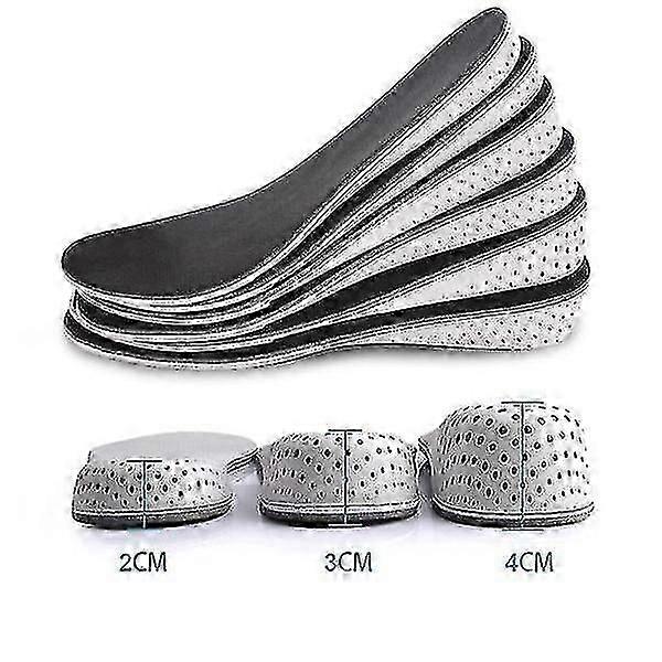 Black 2cm 3cm 4cm Elevator Shoe Inserts