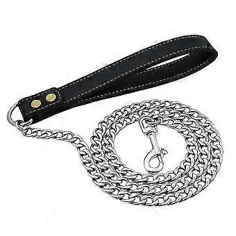Gold Dog Leash Stainless Steel Pet Weld Chain Strong Metal Dog Lead Chain compatible withSmall Medium Large B