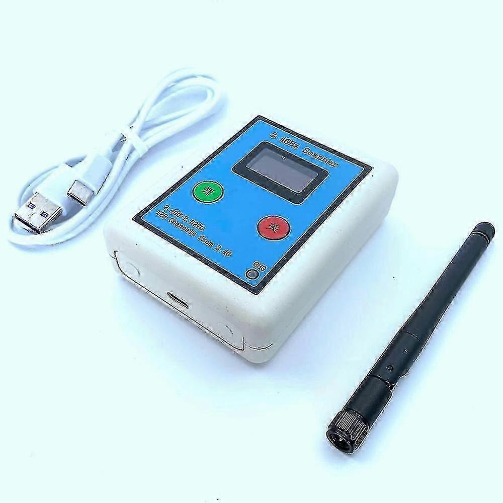 2.4g Nrf24l01 Spectrum Analyzer Signal Source Scanner Oled Display Screen Simple Scanner