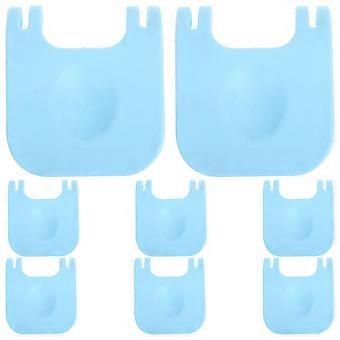 8pcs Kaninchen Käfig Clips Drahtkäfigschnallen Kleine Haustierkäfig Befestigungskäfig Käfigschnalle für kleine Haustiere Haustierkäfig Clips Teile Käfigbefestigung Klemme Käfig feste Klemme