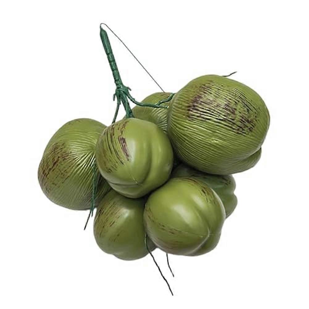 Realistic Coconuts Fruit Vegetable Model Photography Props Durable ABS Materials