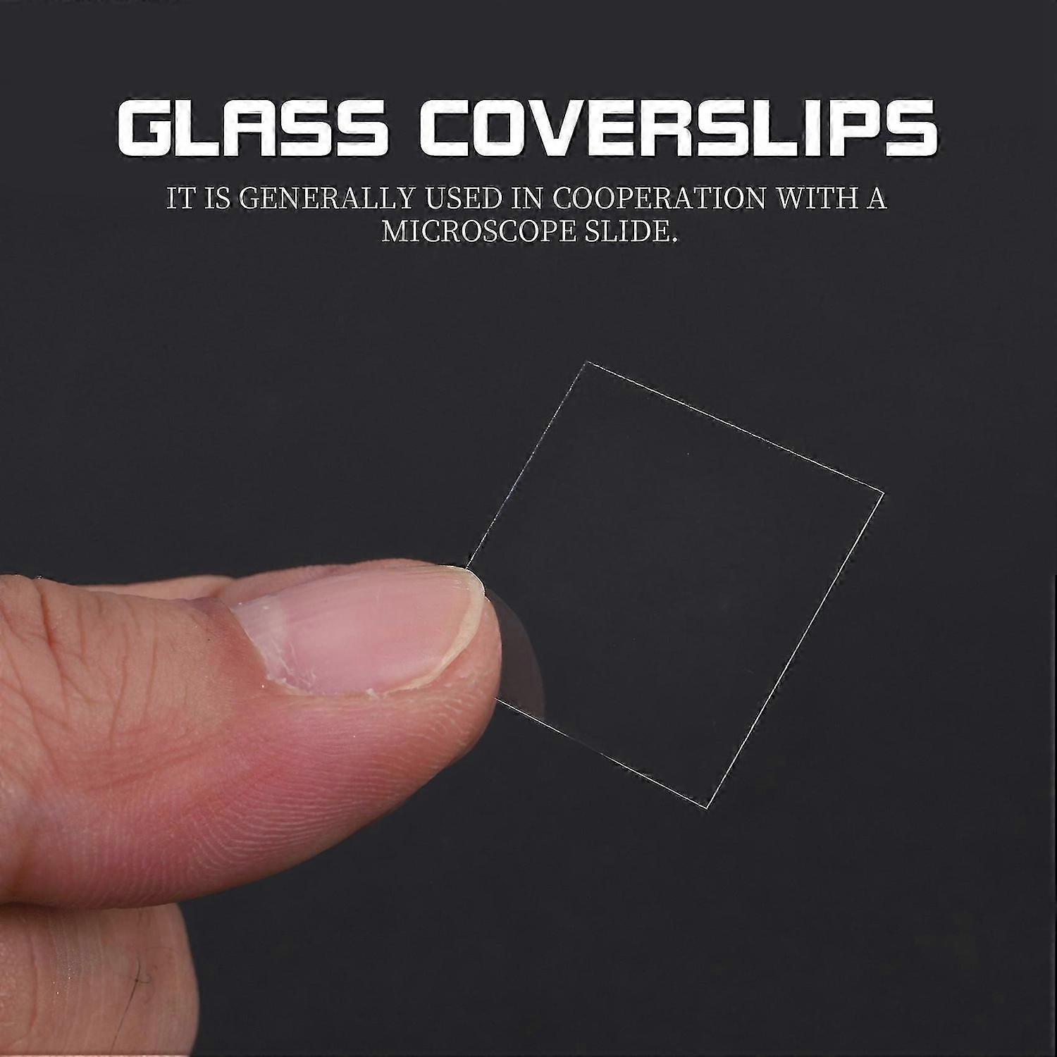 100pcs Transparent Slides Coverslips Coverslides 22x22mm For Microscope