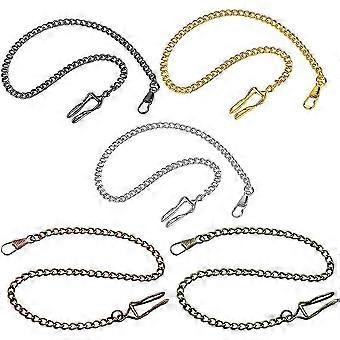 Vintage Metal Chain for Pocket Watch Accessories 5Pcs Assorted colour