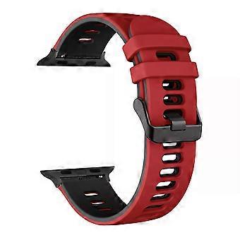 Sportliches Silikonarmband kompatibel mit / Watch Ultra 2 Band 49 mm 46 mm 45 mm 44 42 mm Armband kompatibel mit iWatch Serie 11 10 9 8 7 6 5 4 Armband