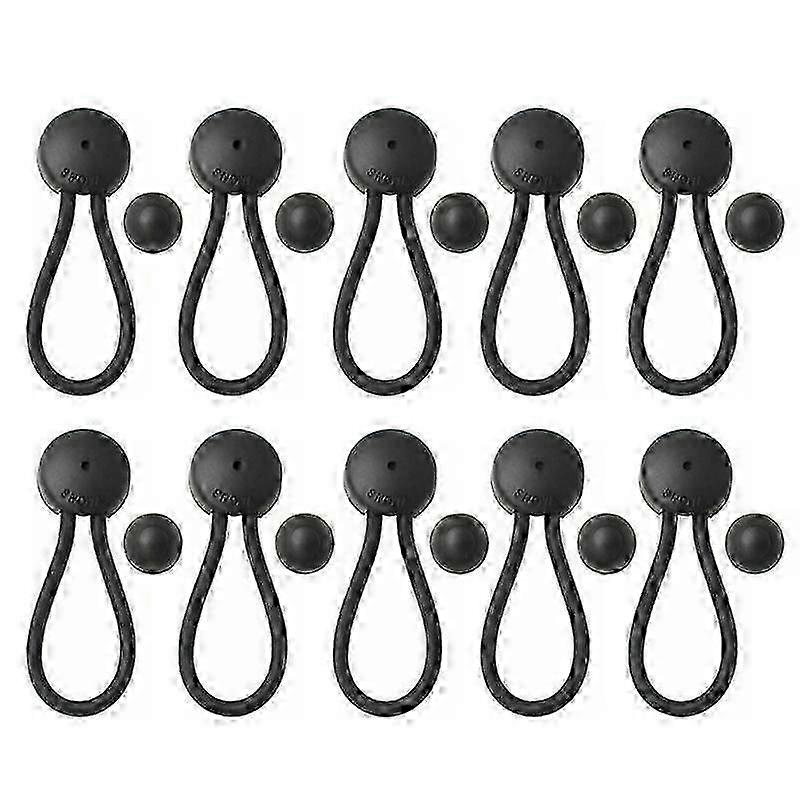 Fäste med halkfri säkerhet, elastiskt rem, 10-pack