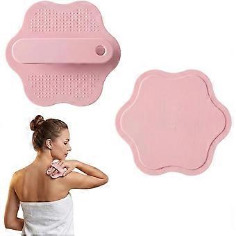 Soft Rubber Shower Scrubber for Gentle Exfoliation, Style B, 2PCS