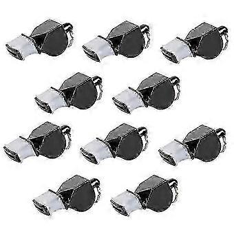 10 Pcs Professional Whistle Soccer Basketball Referee Plastic