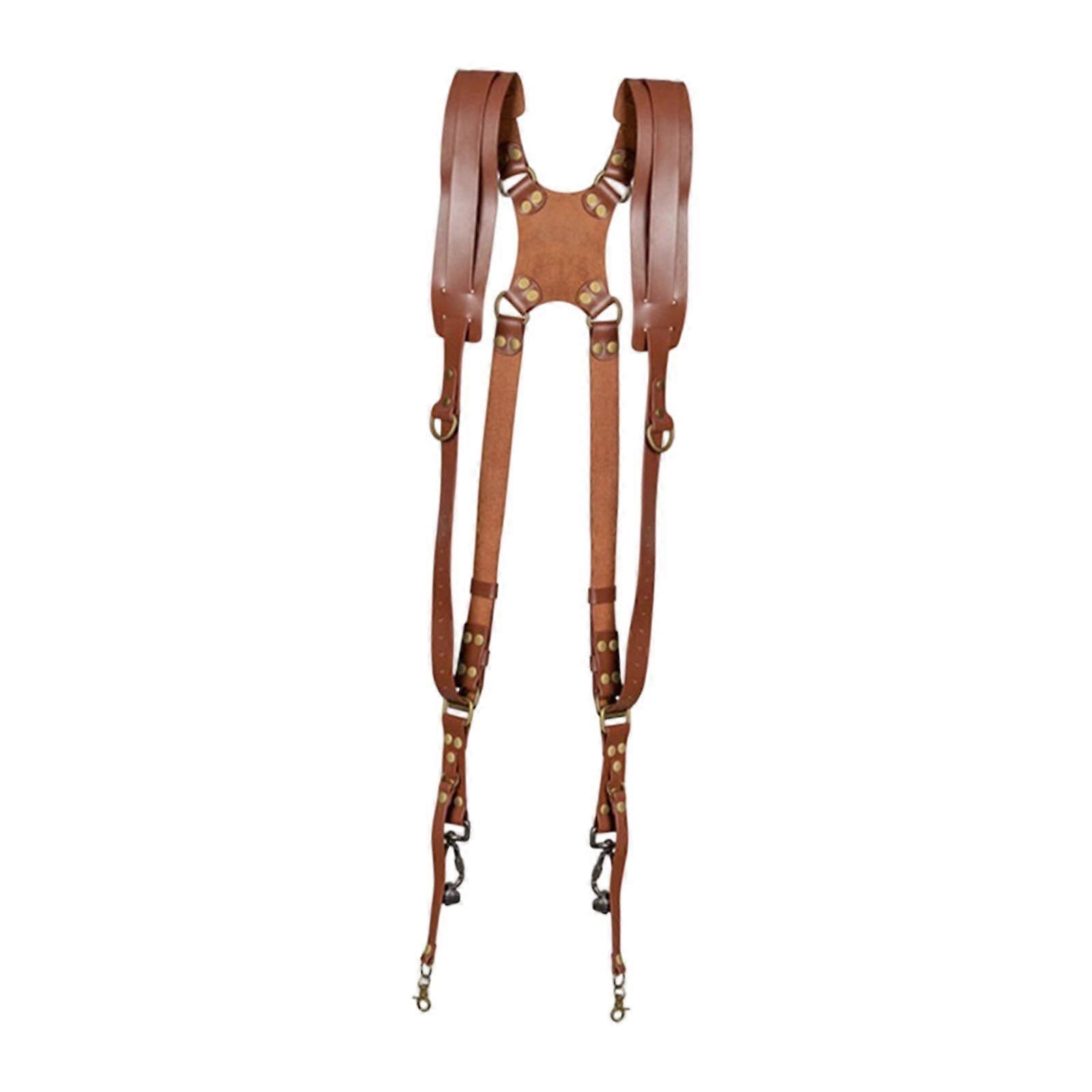 Camera Strap Adjustable Multiuse Practical Lightweight PU Leather Belt Camera