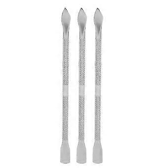Stainless Steel 3Pcs Cuticle Trimmer Cuticle Pusher Remover Manicure Tool Set