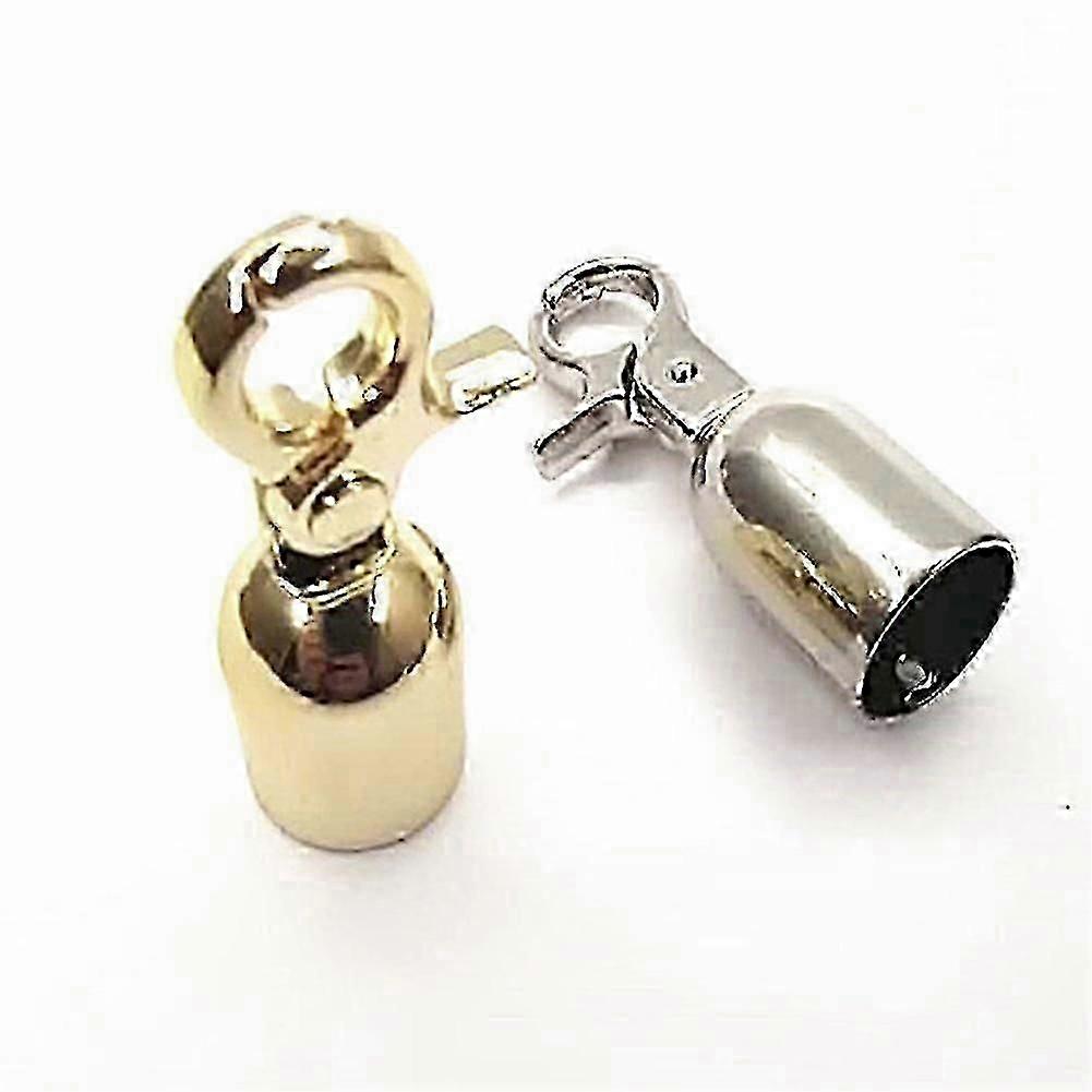 2Pcs Rope Barrier End Stopper with Hook Bag Making Hardware Fitting Accessory