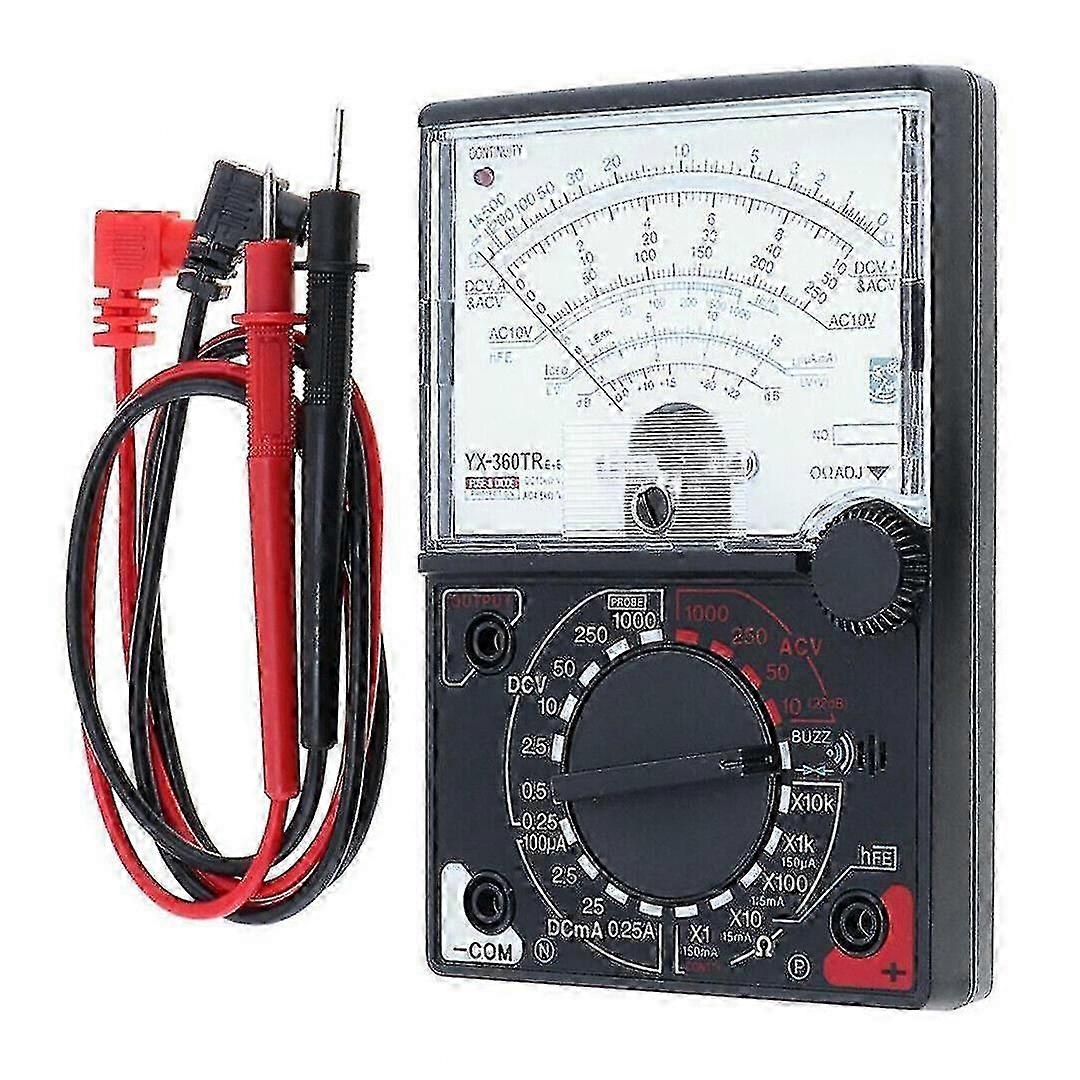 Multimeter Ohm Volt Dc Current Ac/dc Voltage Tester Meter With Test Probe