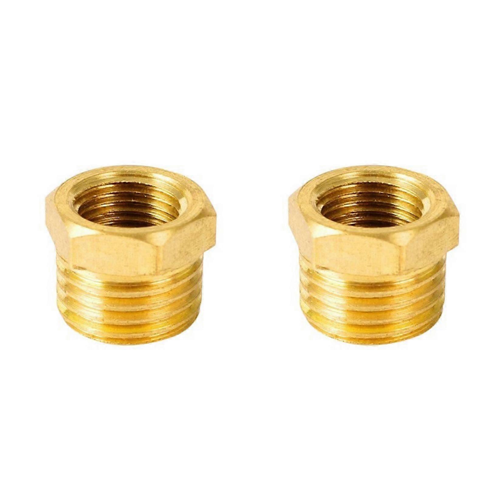 Hexagonal Socket Threaded Pipe Fitting Brass Air Fitting Sealing Leakproof Design Easy Installation Multiple Size Multicolor 26-27