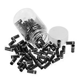 GUB 100pcs 4mm/5mm Aluminiumlegierung Fahrrad Umwerfer Schaltung Bremsdraht Kabel Endkappe Schalthebel Kabelhülle Aderendhülsen Tupe Tops Ersatzsatz