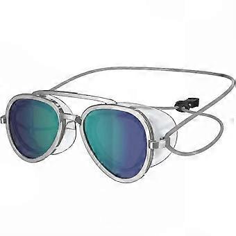 Anti-Fog Full-View Swimming Goggles, Professional Full-Angle Design for Men and Women, Retro Style