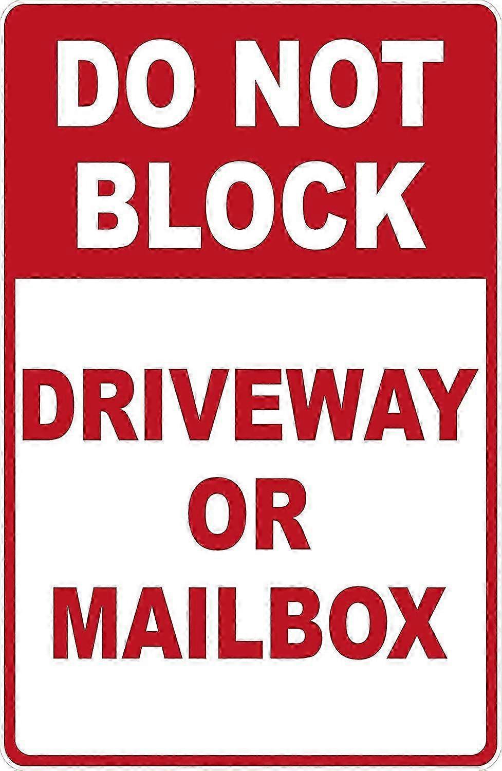 12x18 Rustproof Aluminum Sign