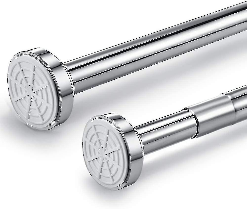 Dhrs الفولاذ المقاوم للصدأ قضيب تلسكوبي 45cm-60 سم قابل للتمديد، دش ستارة قضيب بدون drilli