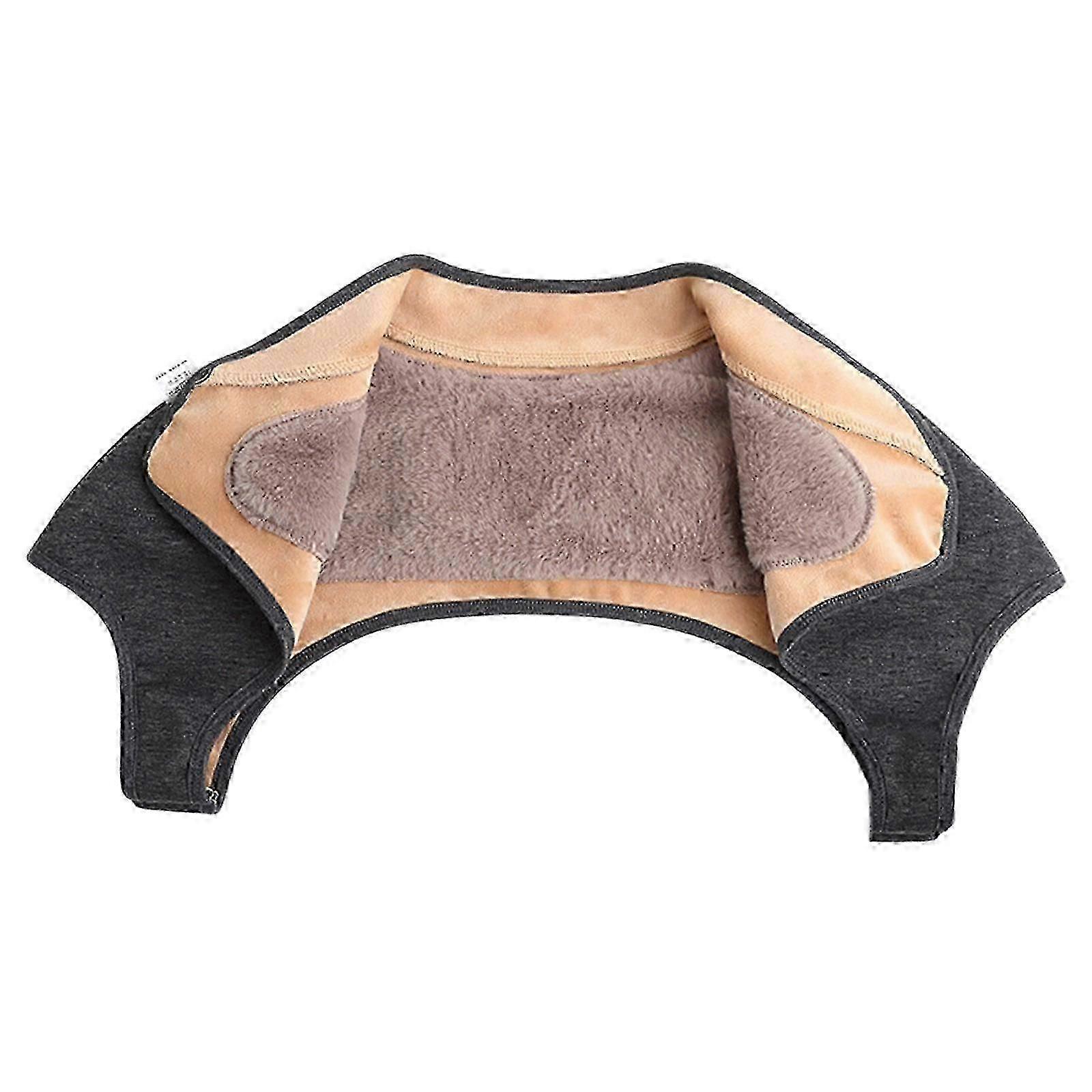 Vinterfleece skuldervarmer for eldre menn og kvinner