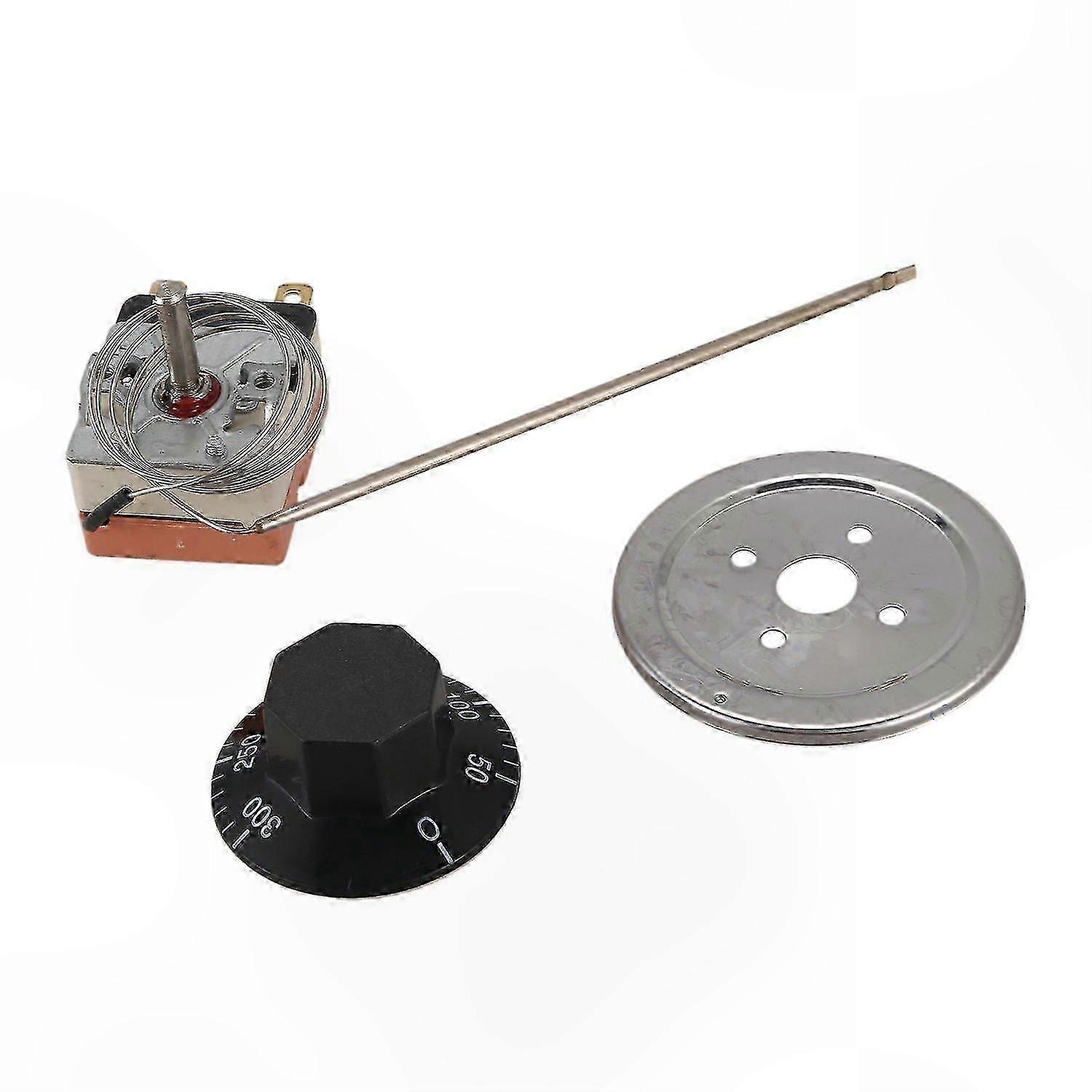 Adjustable Temperature Control Thermostat for Ovens, 50-300F Range
