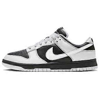 Nike Dunk 'Reverse Panda' leren vintage lage skateboard schoenen unisex wit zwart FD9064-011