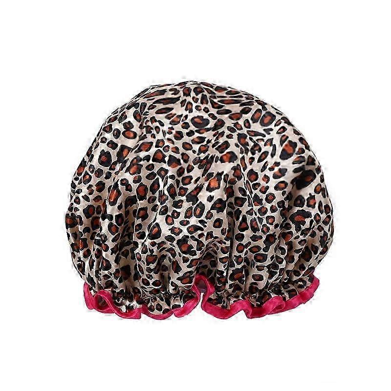 Waterproof Double-Layer Shower Cap