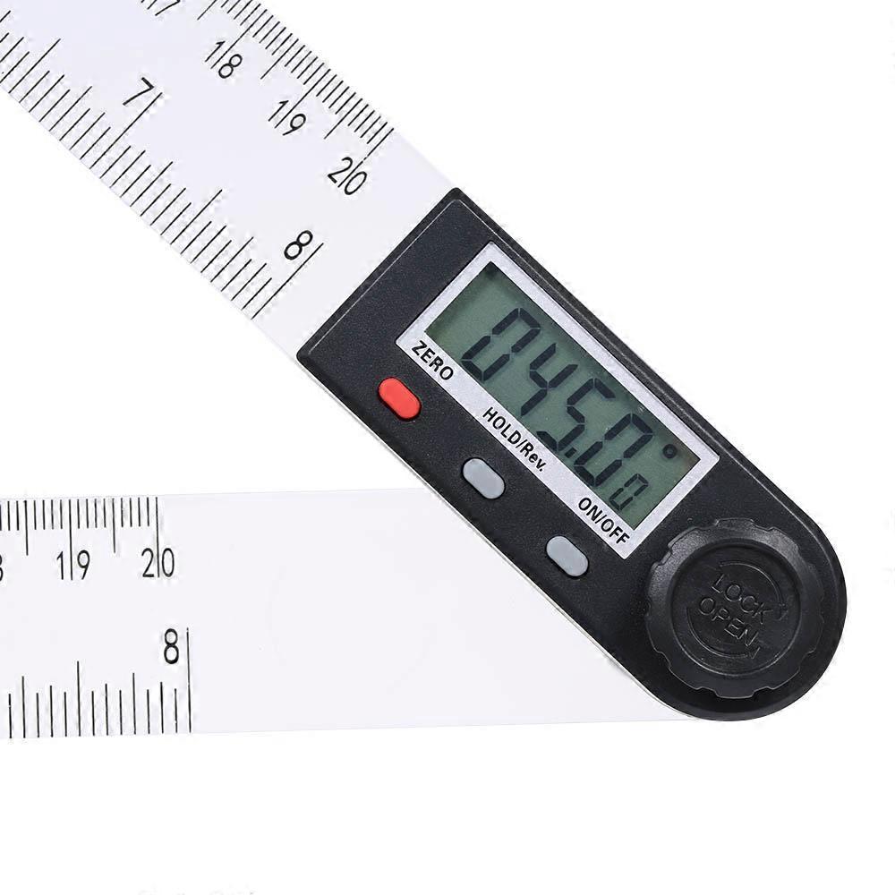0-200mm Multifunctional Digital LCD Display Angle Ruler 360 Electronic Goniometer Protractor