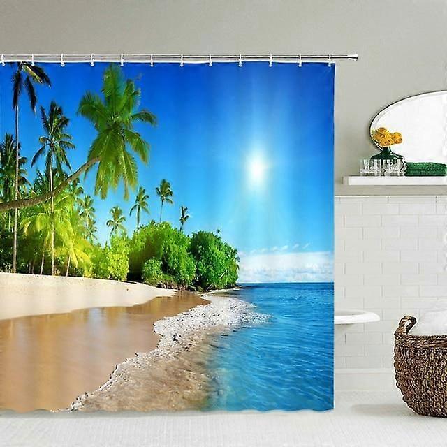 Mildew-Resistant Polyester Shower Curtain