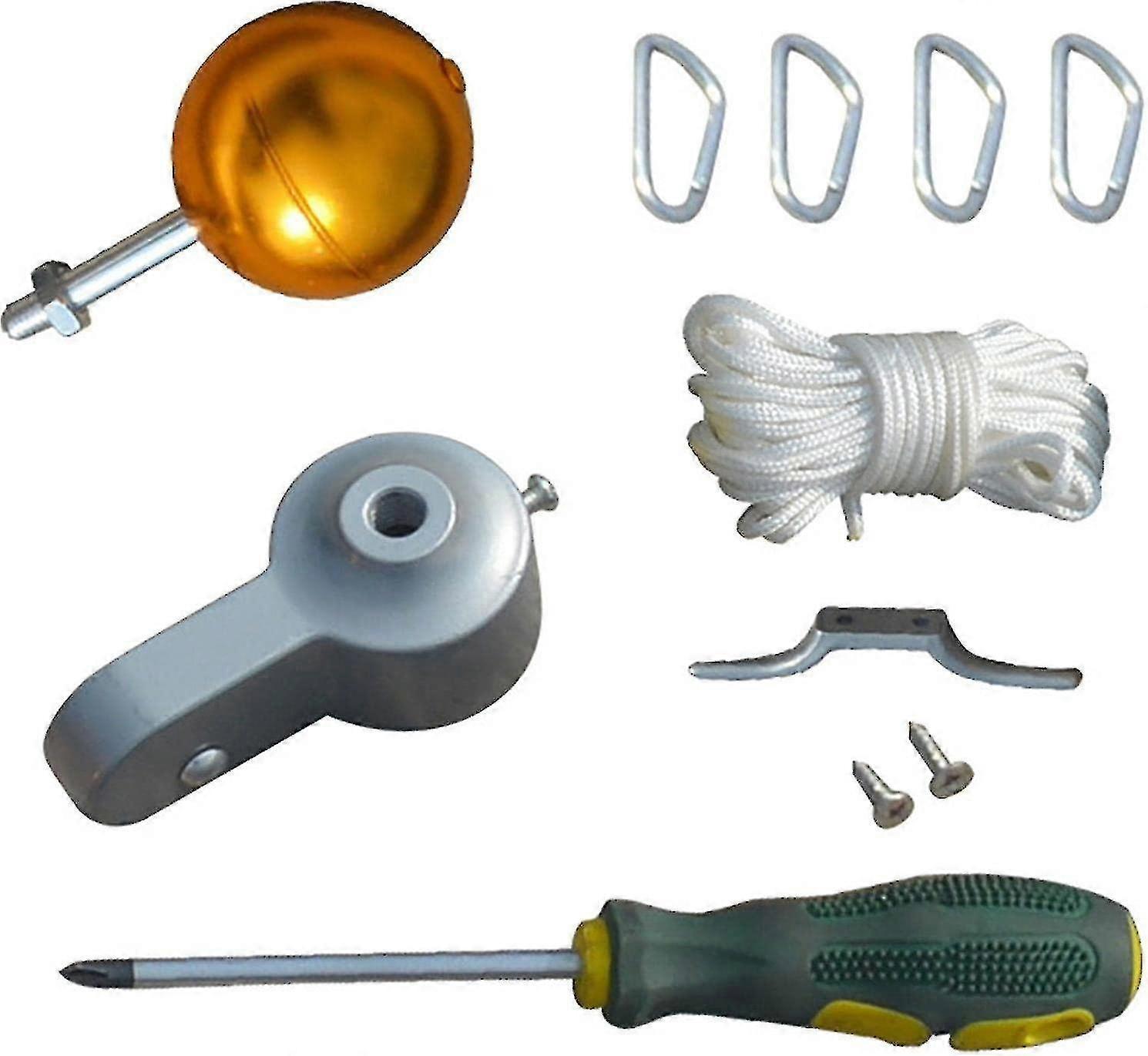 Gold Dome Flagpole Pulley & Rope Kit