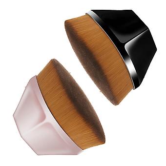 Foundation Makeup Blush Brush No Handle Flat Top Soft Powder Brush With Case