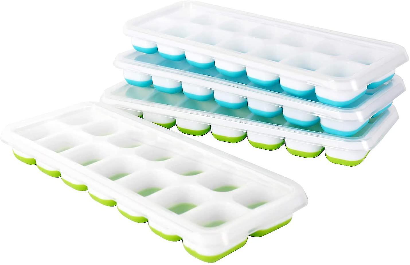 4 Pack 14 Ice Cube Trays