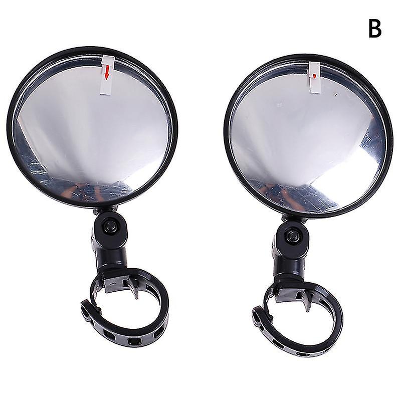 2pcs Bicycle Mirror Handlebar Rearview Mirror Wide Angle 360 Degree Rotate