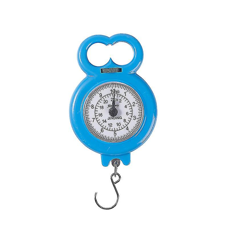 Spring Hanging Scale Luggage Scale 10kg For Measuring Shopping Weight (red)