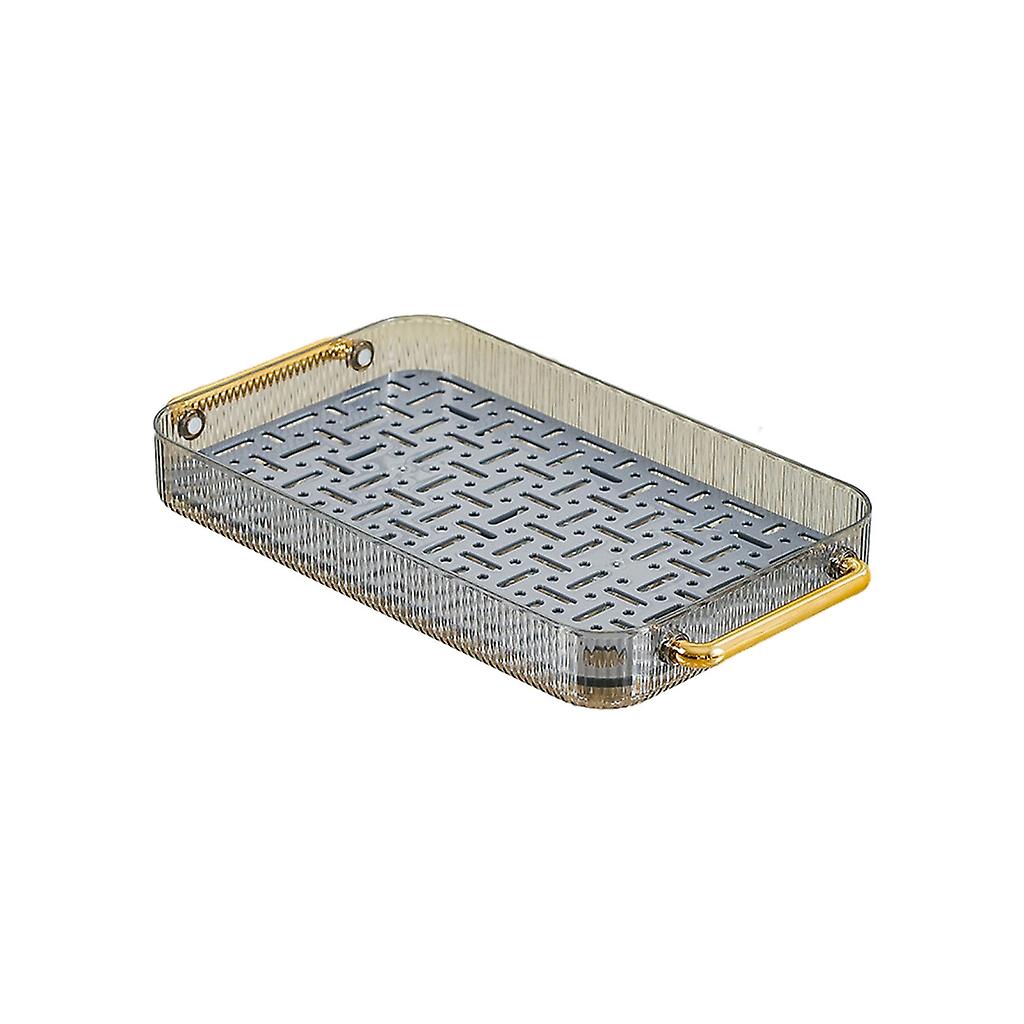 Drain Tray Double Layer Plastic Dish Drainer Kitchen Drain Shelf Sink Plate