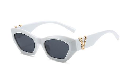 Men's And Women's New Design Sunglasses V-shaped Decorative Cat's Eye Small Frame Glasses Ins Sport Fashion Uv-proof Sun Glasses For Ladies