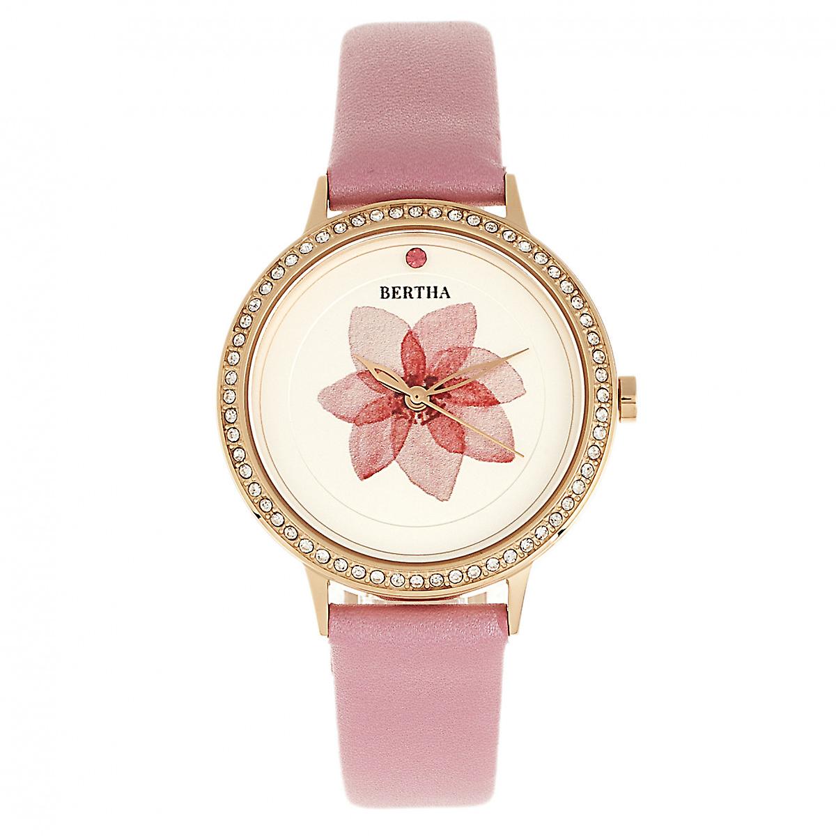 Bertha Delilah-cinturino orologio - Rose Gold/Light Pink | Fruugo CH