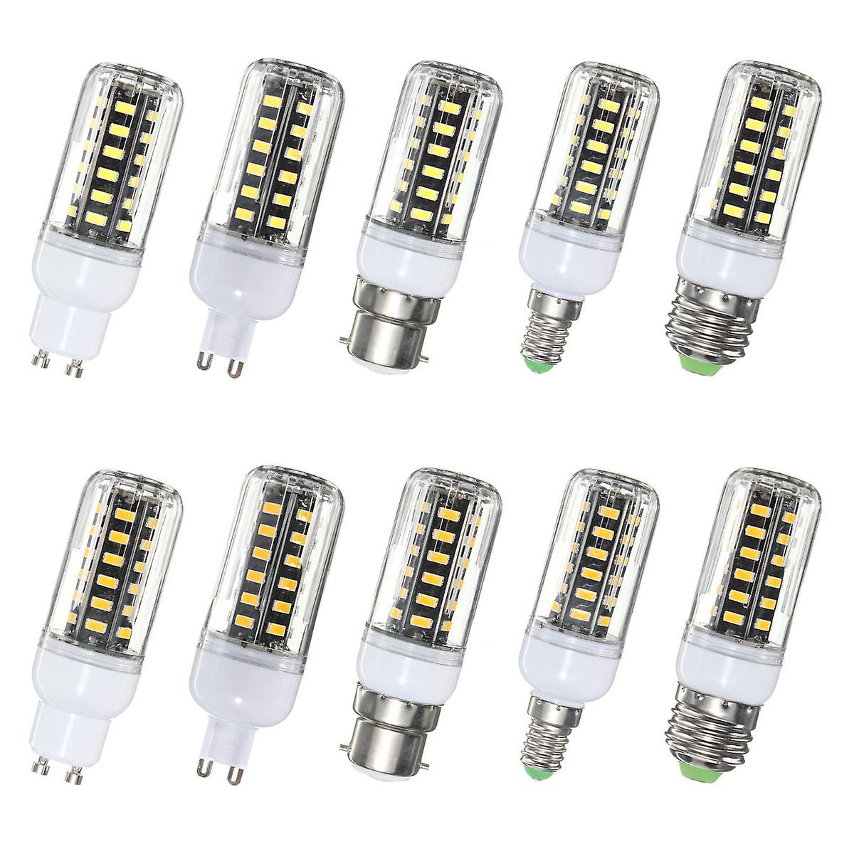 G9 E14 B22 Gu10 E27 5w Led Corn Bulb, 42 Smd 5733, White/warm White, Ac 220v