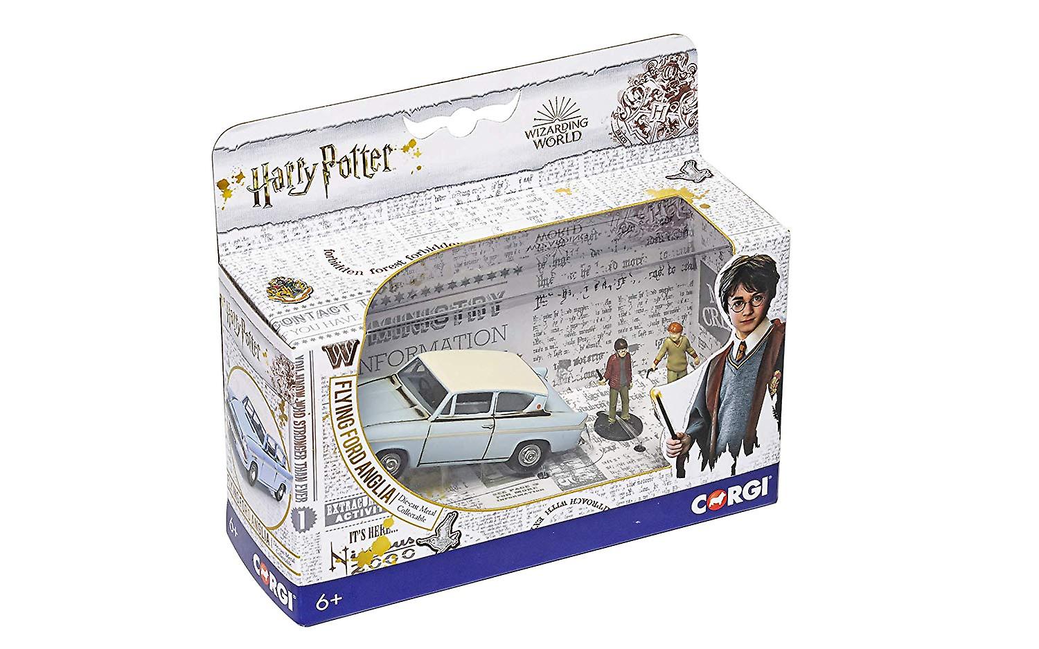 Corgi CC99725 Harry Potter Mr Wesley's Enchanted Ford Anglia with Harry and Ron Figures