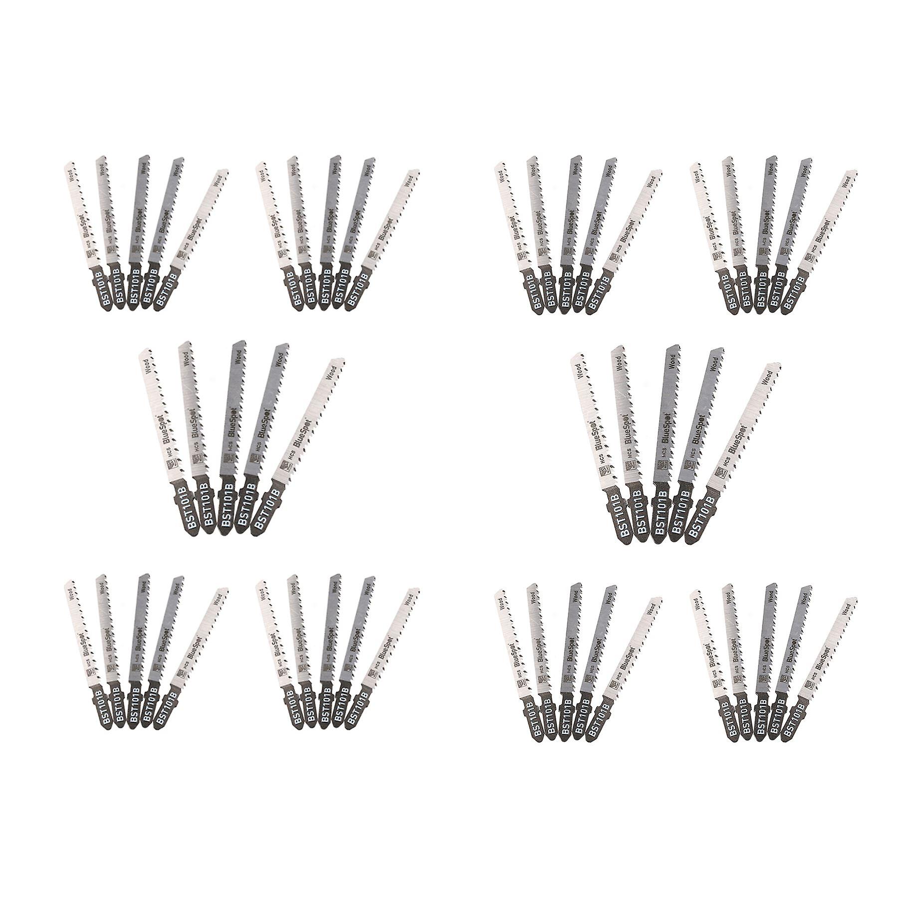 Jigsaw Jig Saw Blades with a T Shank For Cutting Wood Plastics 10 TPI 50 Pack
