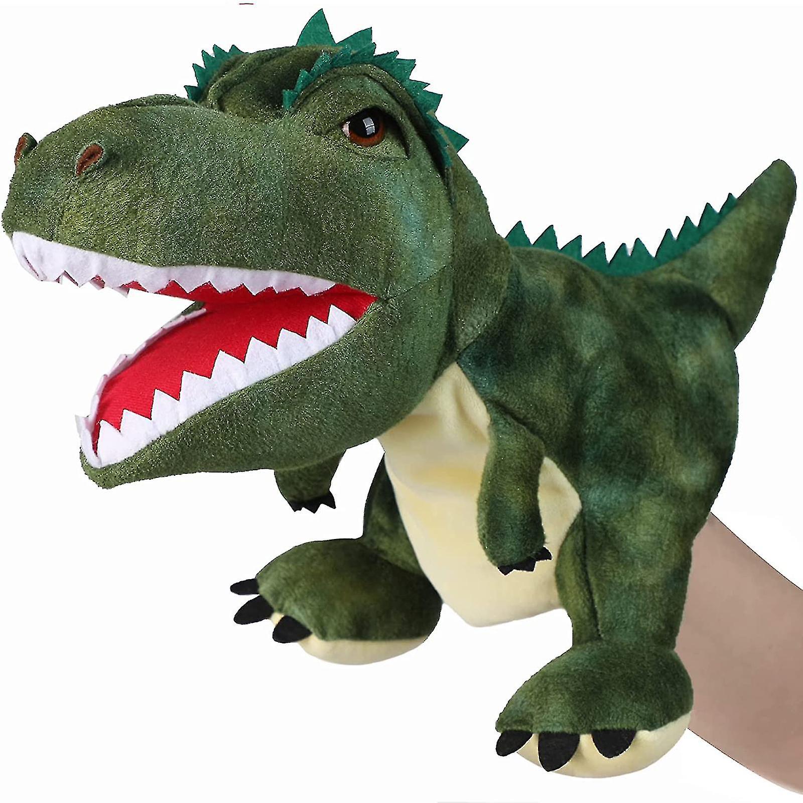 Dinosaurs Hand Puppets, Stuffed Animals Dinosaur Plush Toys For Kids Puppets Toys Great Gift For Boys Gir