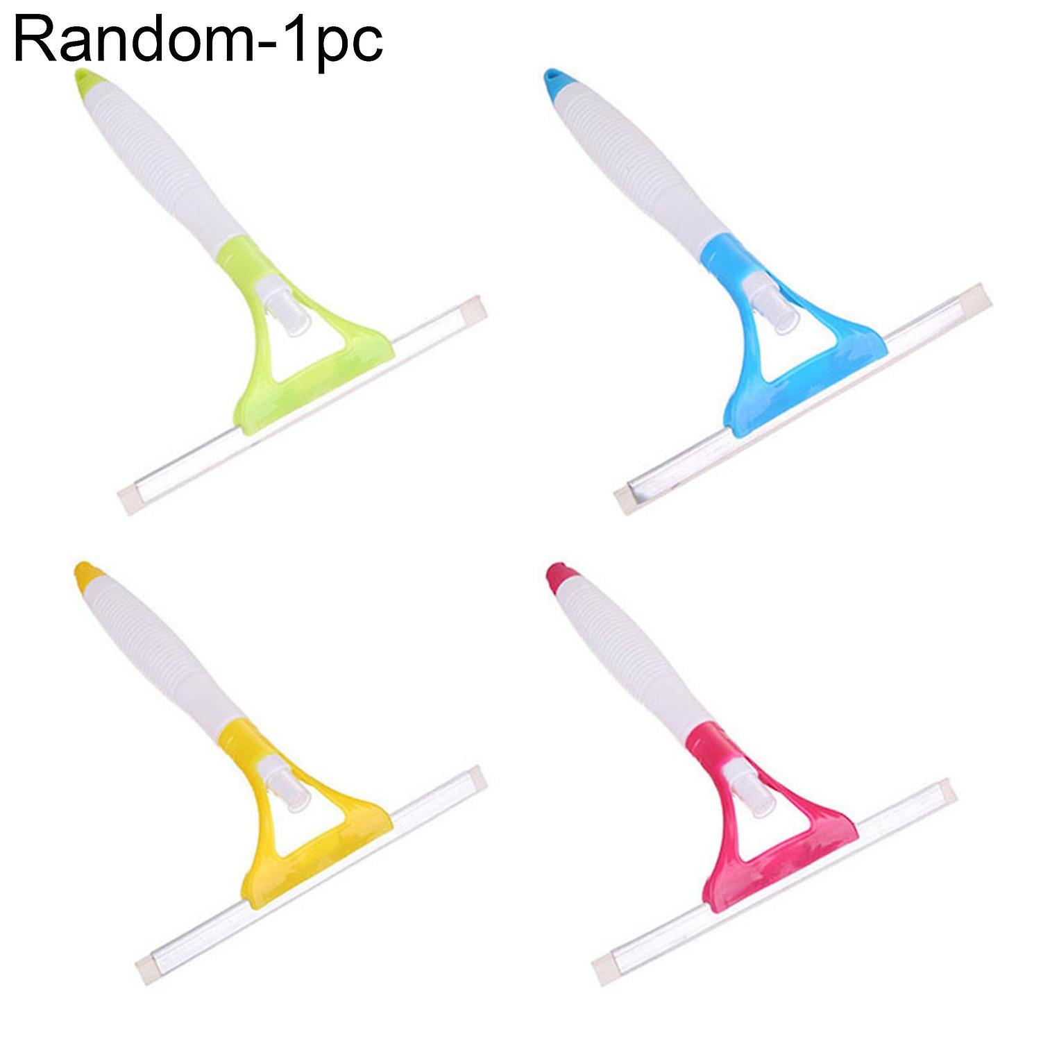 Multipurpose Spray Window Glass Wiper Brush Scraper Squeegee Home Cleaning Tool