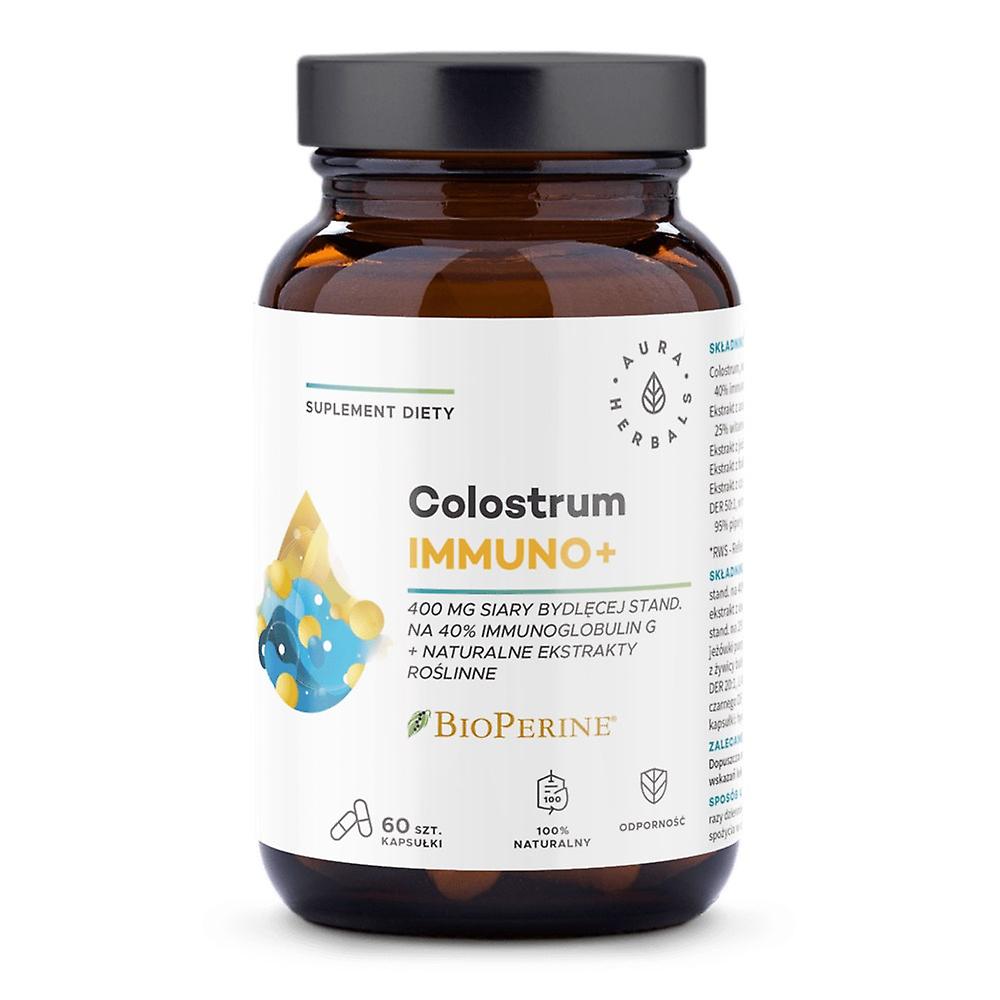 Aura Herbals colostrum immuno+bioperine 60 capsules BI8244