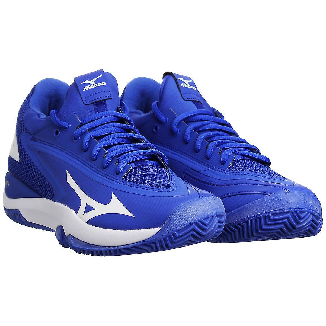 Mizuno Wave Impulse CC Lace-Up Blue Synthetic Mens Trainers