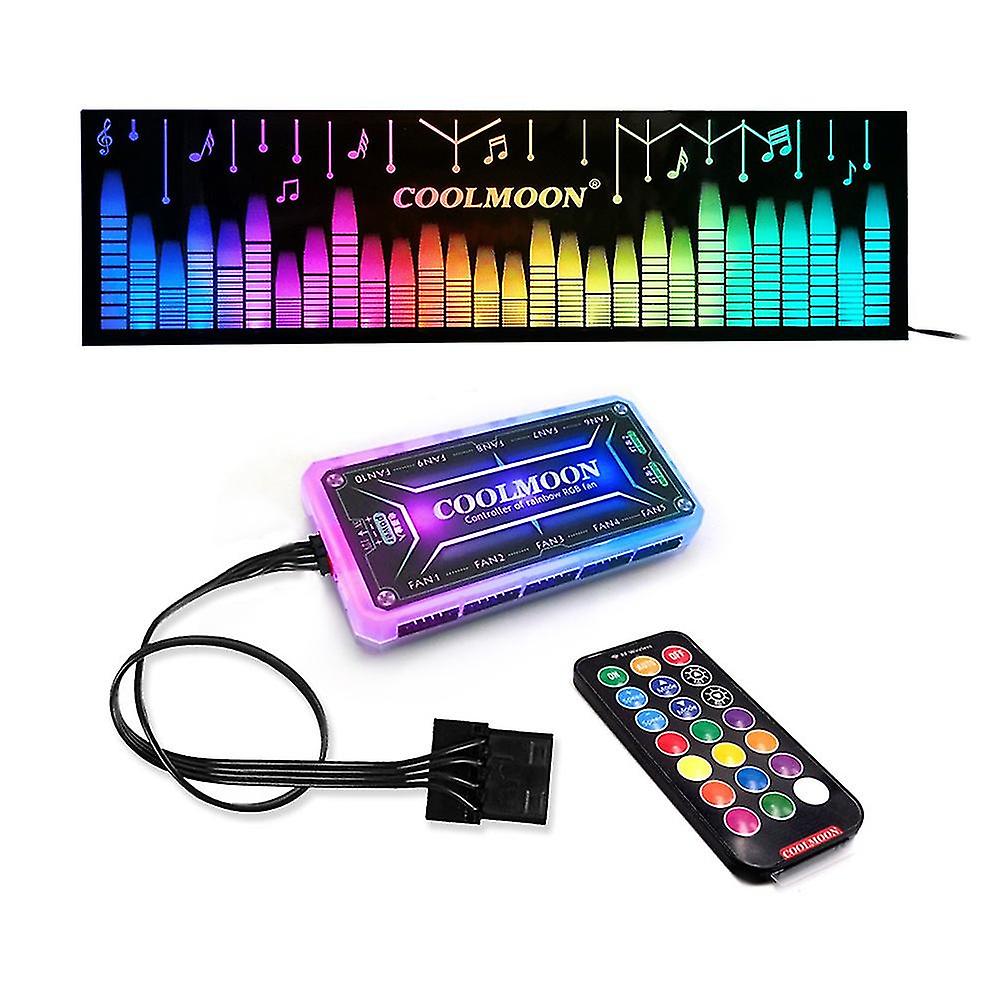 Panneau lumineux RVB, alimentation, éclairage de bac, panneau latéral, support de carte graphique, éclairage LED couleur RVB