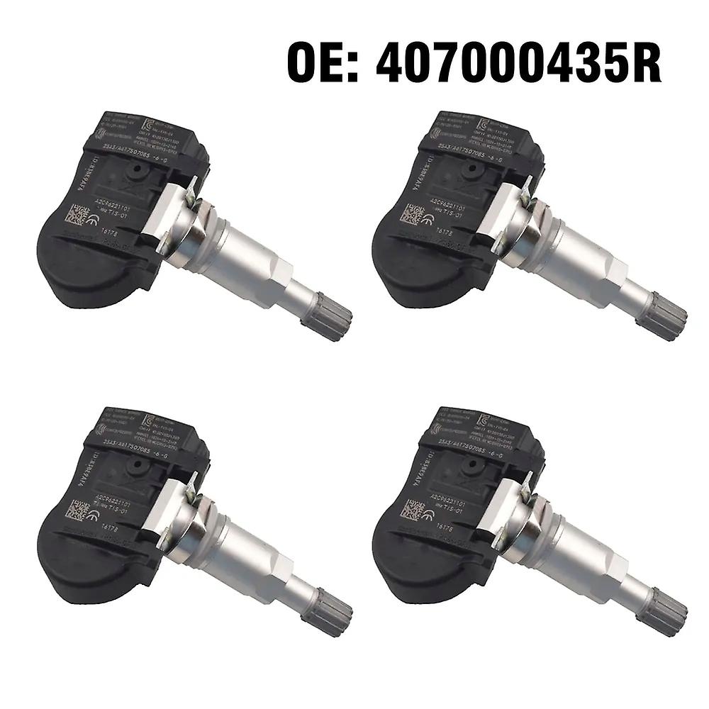 4pcs Tpms Tire Pressure Monitor System 433 Mhz Sensor For Renault Megane Iii Scenic 3 Laguna 3 4 Fluence Latitude
