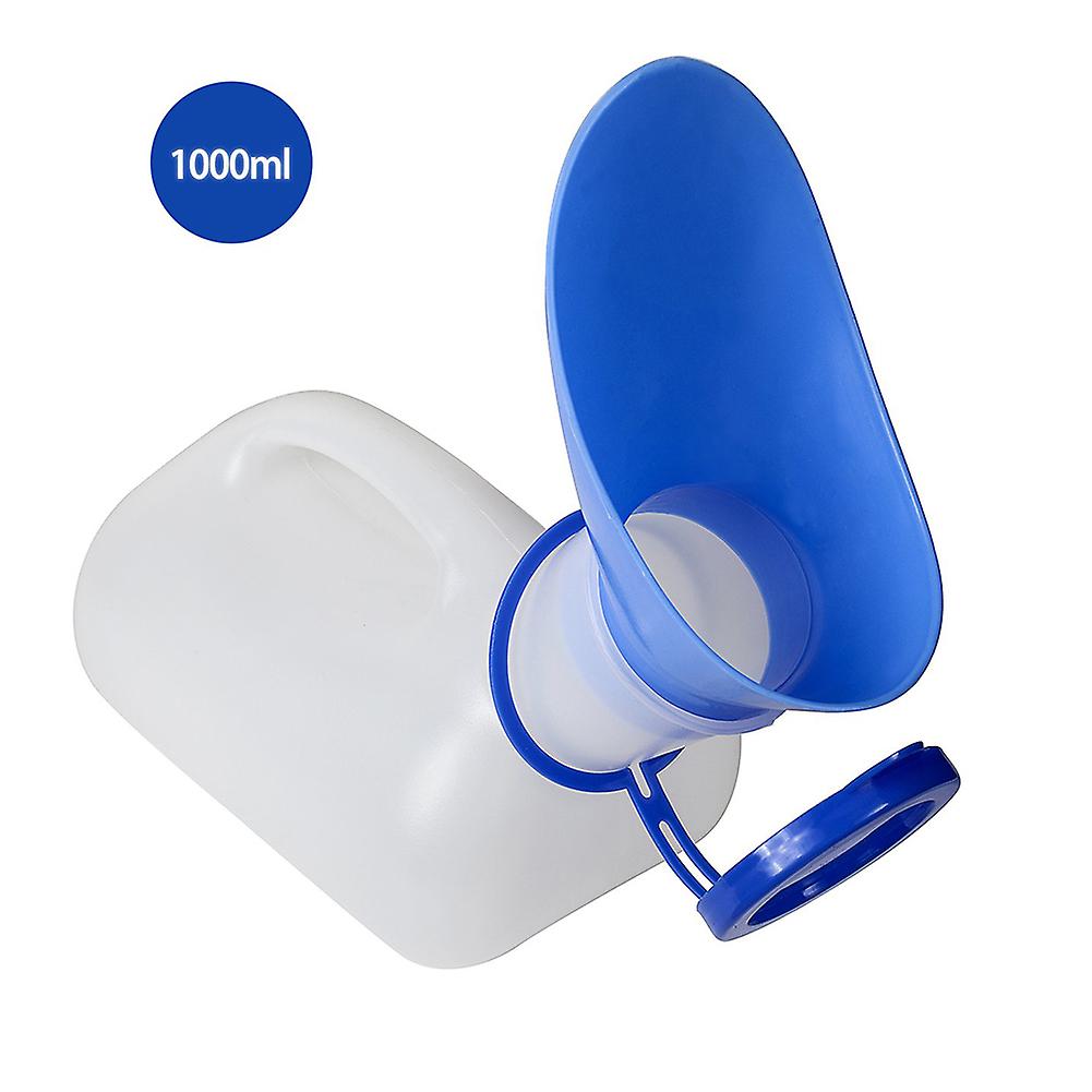 Urinoir universel portable en polyéthylène 1 000 ml, idéal pour les personnes âgées, pour hommes et femmes