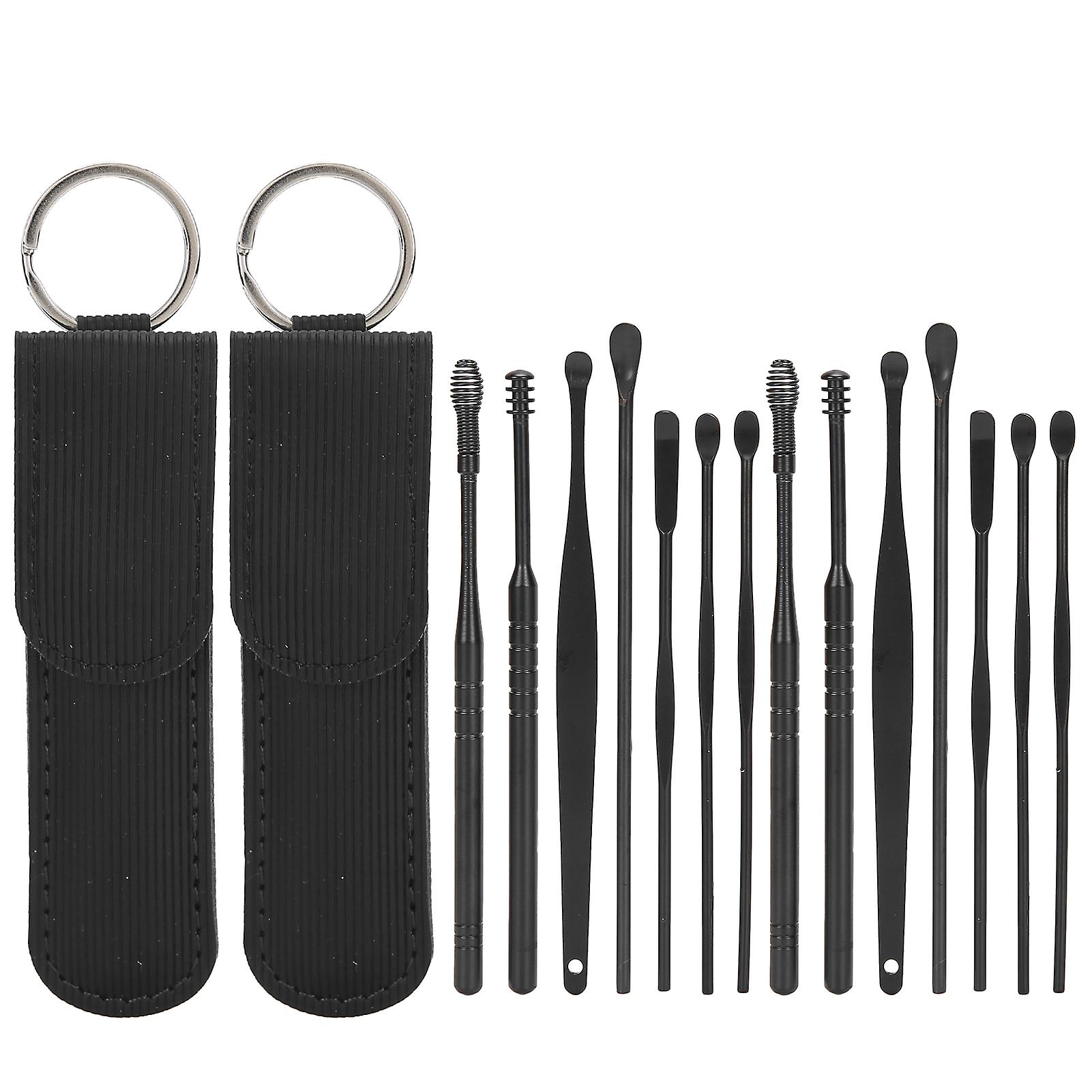 イヤーピックスプーンステンレス鋼スパイラルイヤースプーンイヤーワックス除去クリーナーセット大人用