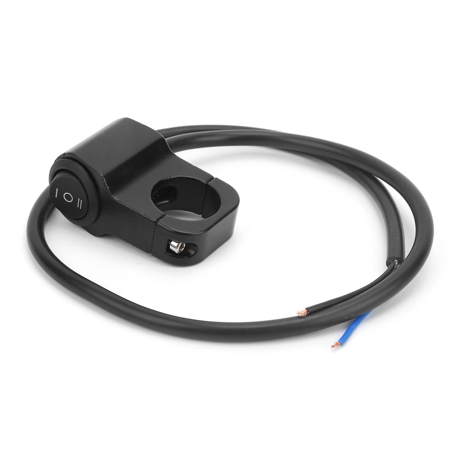Stylish 7/8in Handlebar Switch with LED Indicator for Motorcycles & ATVs - Waterproof