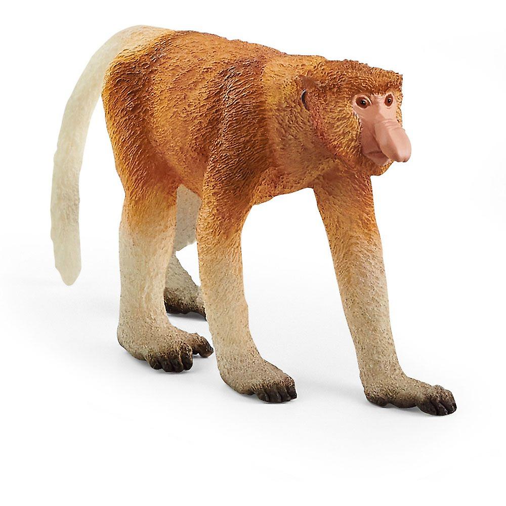 Schleich wild life proboscis monkey toy figure, 3 to 8 years, multi-colour