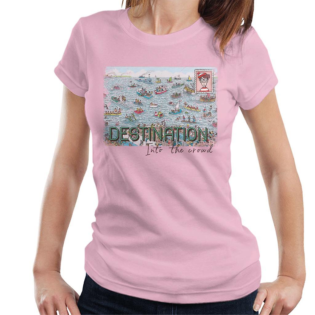 Where's Wally Destination Into The Crowd Women's T-Shirt