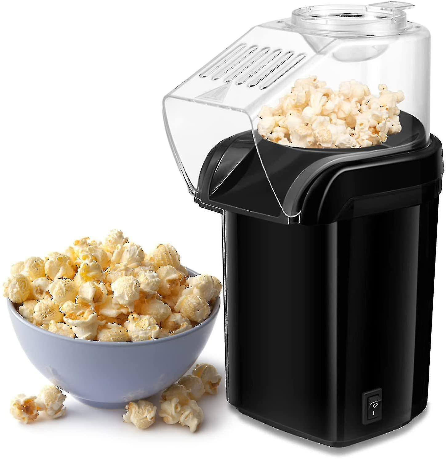 Popcorn Machine, Hot Air Popcorn Maker, Without Fat And Oil, Incl. Measuring